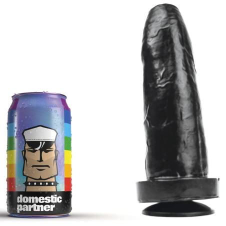 Gode noir DP95B DIETER  M 18 x 6 cm de Domestic Partner
