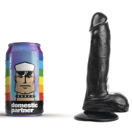 Gode noir DP98B WILHELM S 13 x 4 cm de Domestic Partner