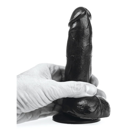 Gode noir DP98B WILHELM S 13 x 4 cm de Domestic Partner
