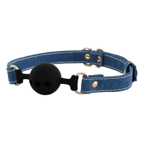 Bâillon-boule DENIMY 45mm
