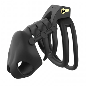 Cage de chasteté SPINO M 8.5 x 3 cm Noire