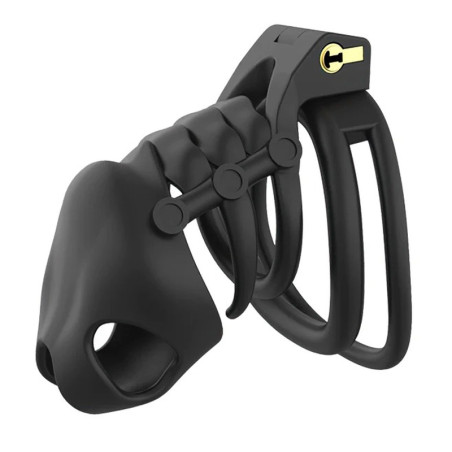 Cage de chasteté SPINO M Noire de CockLock