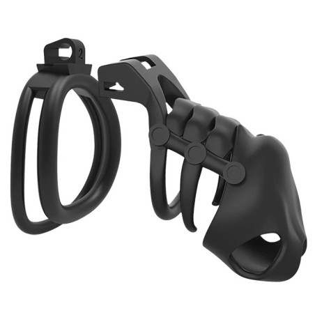 Cage de chasteté SPINO M Noire de CockLock