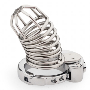Cage de Chasteté en métal SILVER BIRD 9 x 3.5cm