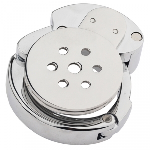 Cage de chasteté plate ABSTEEL 2.5 x 3.5 cm de CockLock