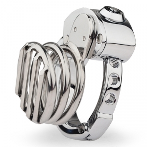 Cage de chasteté en métal GRILLADICK M 6 x 3.5 cm