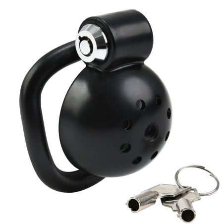 Cage de chasteté courte ROUND LOCK de CockLock