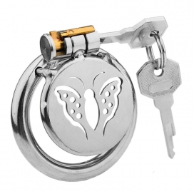 Cage de chasteté plate PAPFLY avec Tige d'urètre 1.5 x 3.3cm 2
