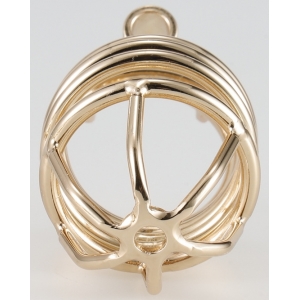 Cage de Chasteté en métal GOLDEN BIRD 9 x 3.5cm
