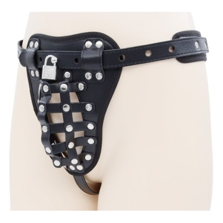 Ceinture de chasteté BELT FULL Noire pour Homme