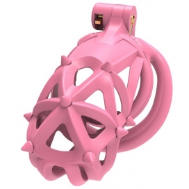 Cage de chasteté DIAPIK M Rose 10 x 3.3 cm par CockLock 2