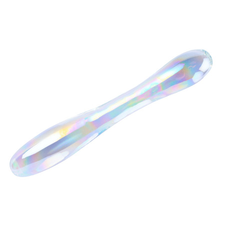 Gode en Verre DOUBLE DELIGHT 22 x 3.6cm Transparent Lovetoy