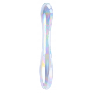Gode en Verre DOUBLE DELIGHT 22 x 3.6cm Transparent Lovetoy