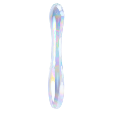 Gode en Verre DOUBLE DELIGHT 22 x 3.6cm Transparent Lovetoy