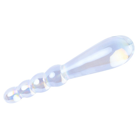 Gode en Verre RISING RIPPLES 18 x 3.5cm Transparent Lovetoy