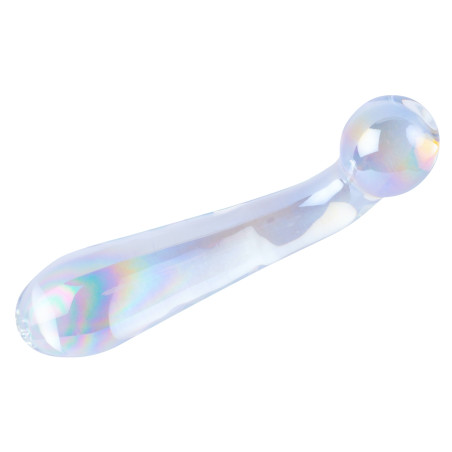 Gode en verre ALLURING ARC de 15 cm