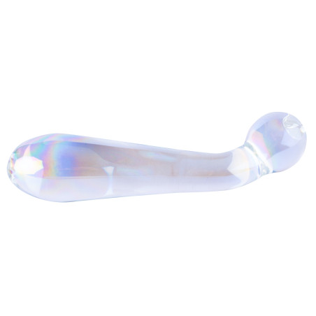 Gode en verre ALLURING ARC de 15 cm