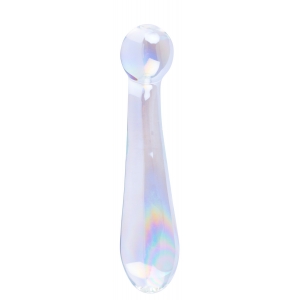 Gode en verre ALLURING ARC de 15 cm