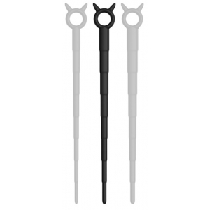 Tige d'urètre en silicone DIABLO 25 cm Diamètre 5 à 12 mm