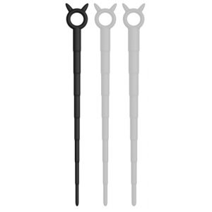 Tige d'urètre en silicone DIABLO S 25 cm | Diamètre 3 à 10mm
