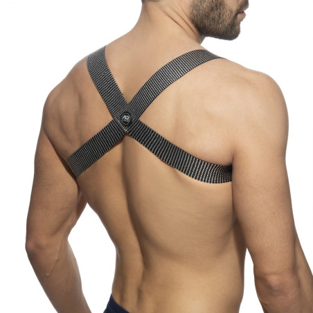 Harnais élastique PUSHPIN SPIDER Argenté