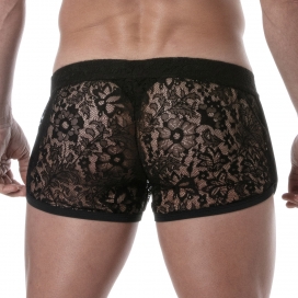 Boxer Dentelle LACE RETRO Noir 2