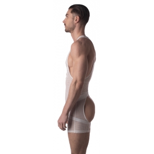 Singlet Backless PAN blanc de Barcode Berlin