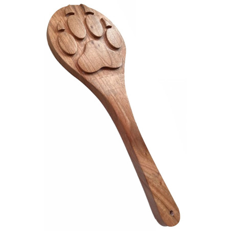 Paddle en bois Patte de chien WOOF 35 cm