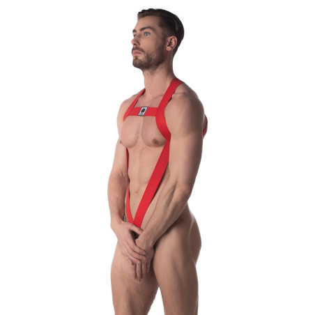 Harnais Body IKEM Rouge de Barcode Berlin
