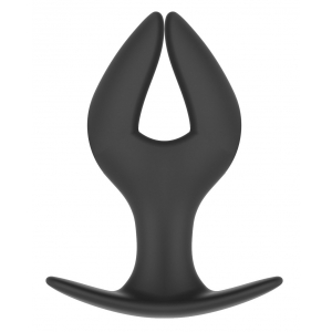 Plug en silicone ANCHOR Large de 8 x 7.2 cm Noir