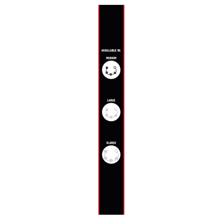 Boules anales HEAVY BALLS Medium de 29 x 2.8 cm