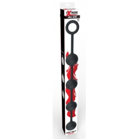 Boules anales XXL HEAVY BALLS XLarge de 44 x 5 cm Noires 2
