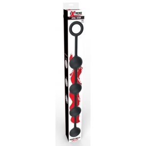 Boules anales XXL HEAVY BALLS XLarge de 44 x 5 cm Noires