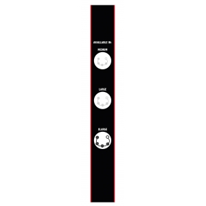 Boules anales XXL HEAVY BALLS XLarge de 44 x 5 cm Noires