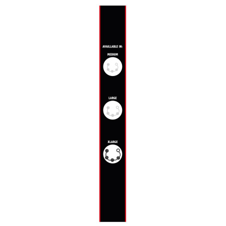 Boules anales XXL HEAVY BALLS XLarge de 44 x 5 cm Noires