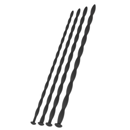 Lot de 4 Tiges d'urètre en silicone ADVANCES DILATOR 30 cm