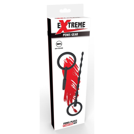 Lot de Tige et Plug d'urètre ADVANCED SET en silicone