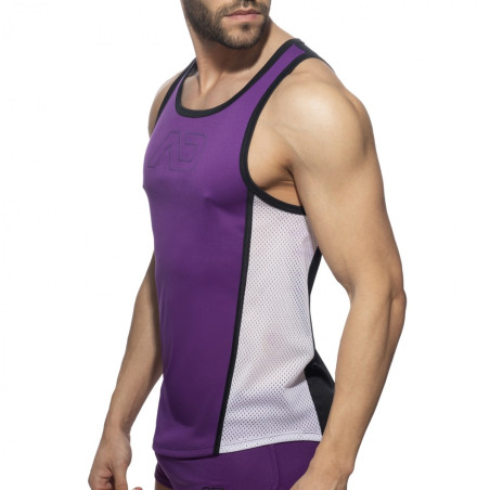Débardeur SWISH Violet et Noir de Addicted