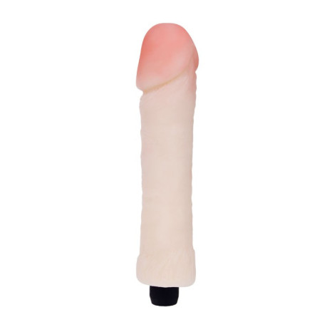 Gode vibrant matière Soft de 21cm avec couleur chair