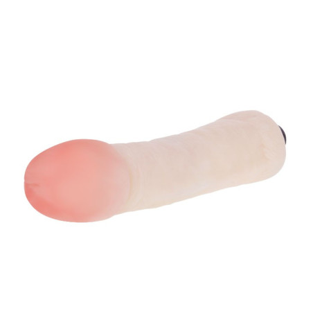 Gode vibrant matière Soft de 21cm avec couleur chair
