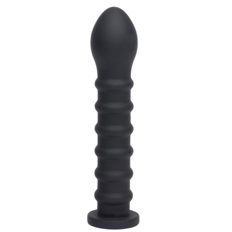 Gode EASY-LOCK RIBBED 19 x 4cm Noir
