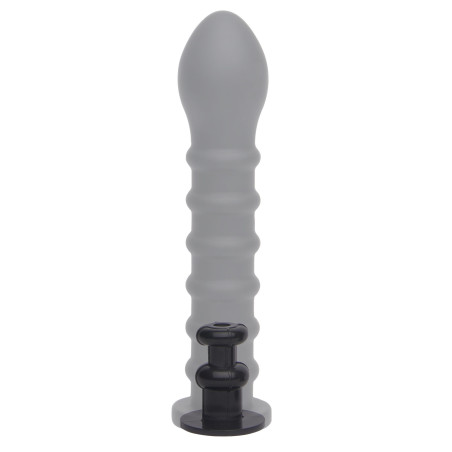 Gode EASY-LOCK RIBBED 19 x 4cm Noir