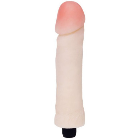 Gode vibrant matière Soft de 21cm avec couleur chair