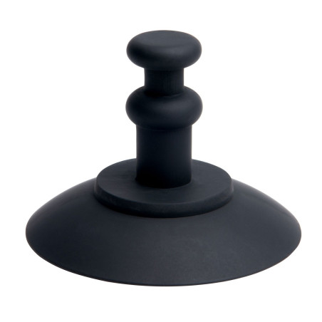 Embout EASY-LOCK Suction Cup 6cm Noir