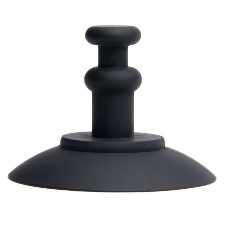 Embout EASY-LOCK Suction Cup 6cm Noir
