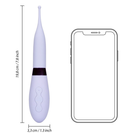 Stimulateur avec pointe vibrante TIP VIBRATOR 10 Vibrations