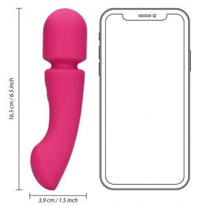 Mini wand et vibro DOUBLE SIDE de Loveline Rose