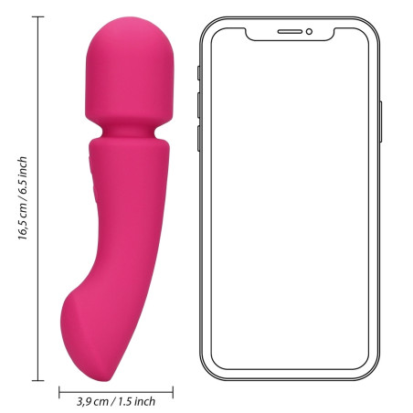Mini wand et vibro DOUBLE SIDE de Loveline Rose