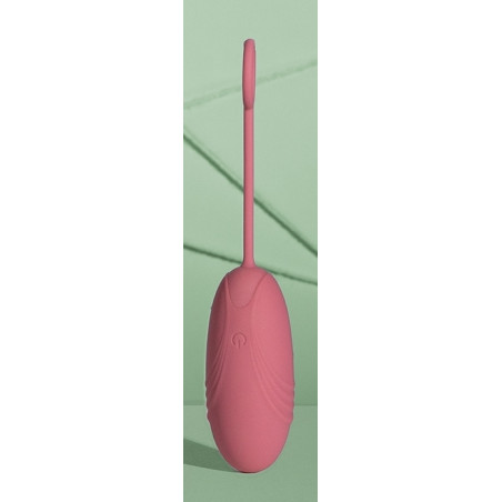 Oeuf vibrant sans fil EGG SOFT VIBRATOR Loveline 8 cm Rose