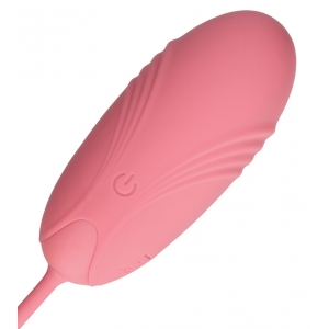 Oeuf vibrant sans fil EGG SOFT VIBRATOR Loveline 8 cm Rose